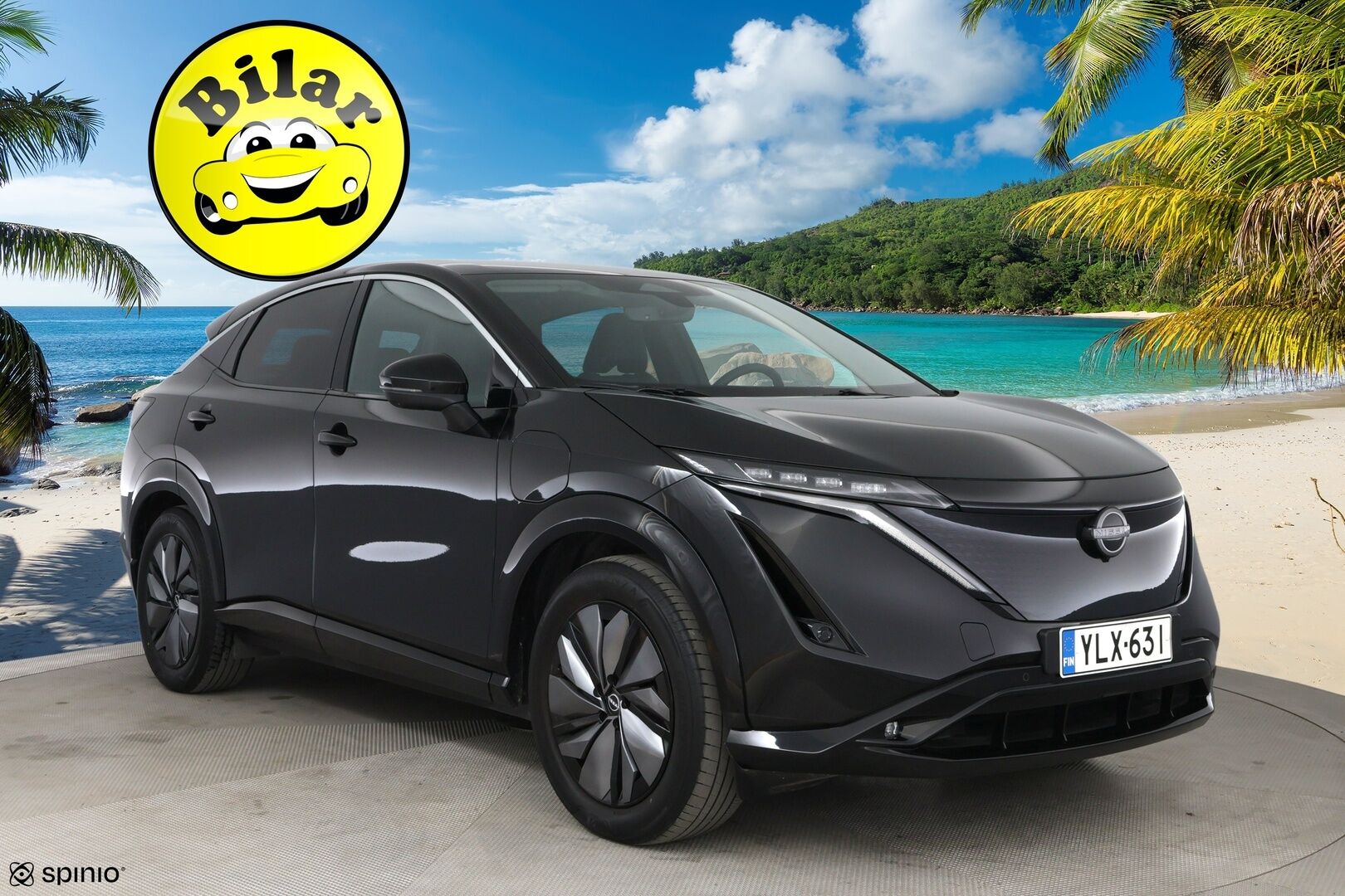 Nissan Ariya 2023 63kWh Advance 2WD - | ACC | Koukku | 360° | Sähköpenkit | BLIS | Keyless | Lämpöpumppu | Merkkiliikkeen huoltohistoria | Suomi-auto | SOH: 98,5 % |