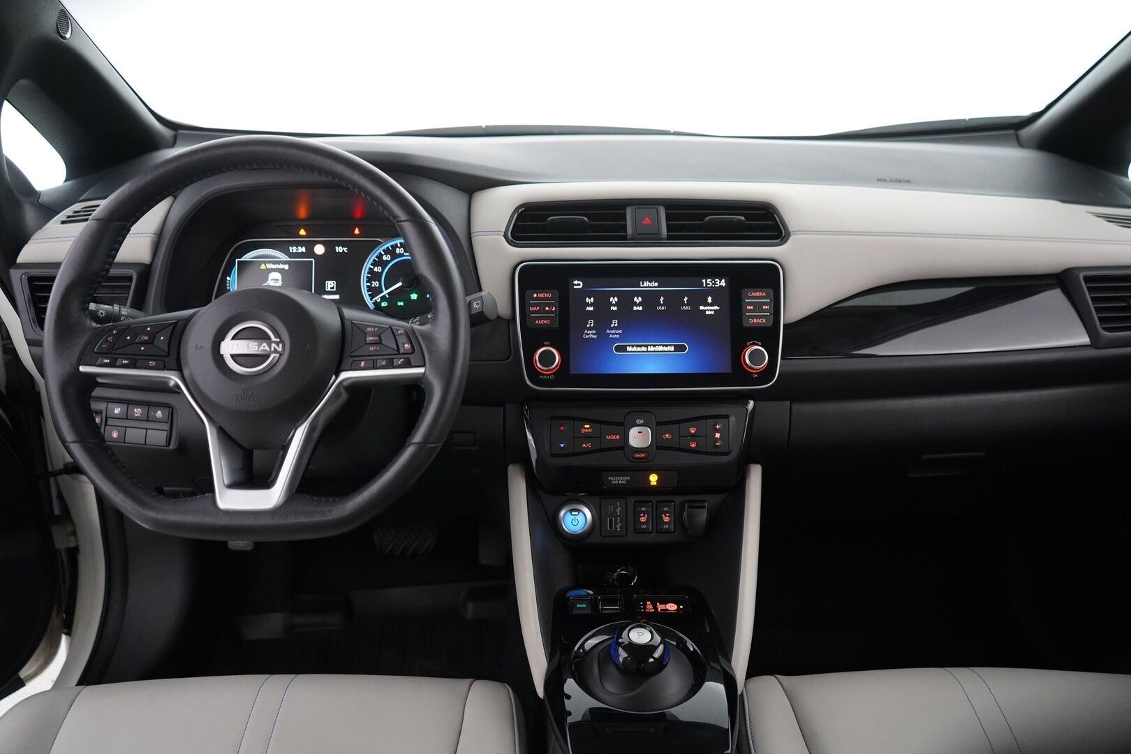 Nissan Leaf 2023 Business 360 MY22 39kWh FI - 360-Kamera / Lämpöpumppu / Ada.Vakkari / Keyless / Navi