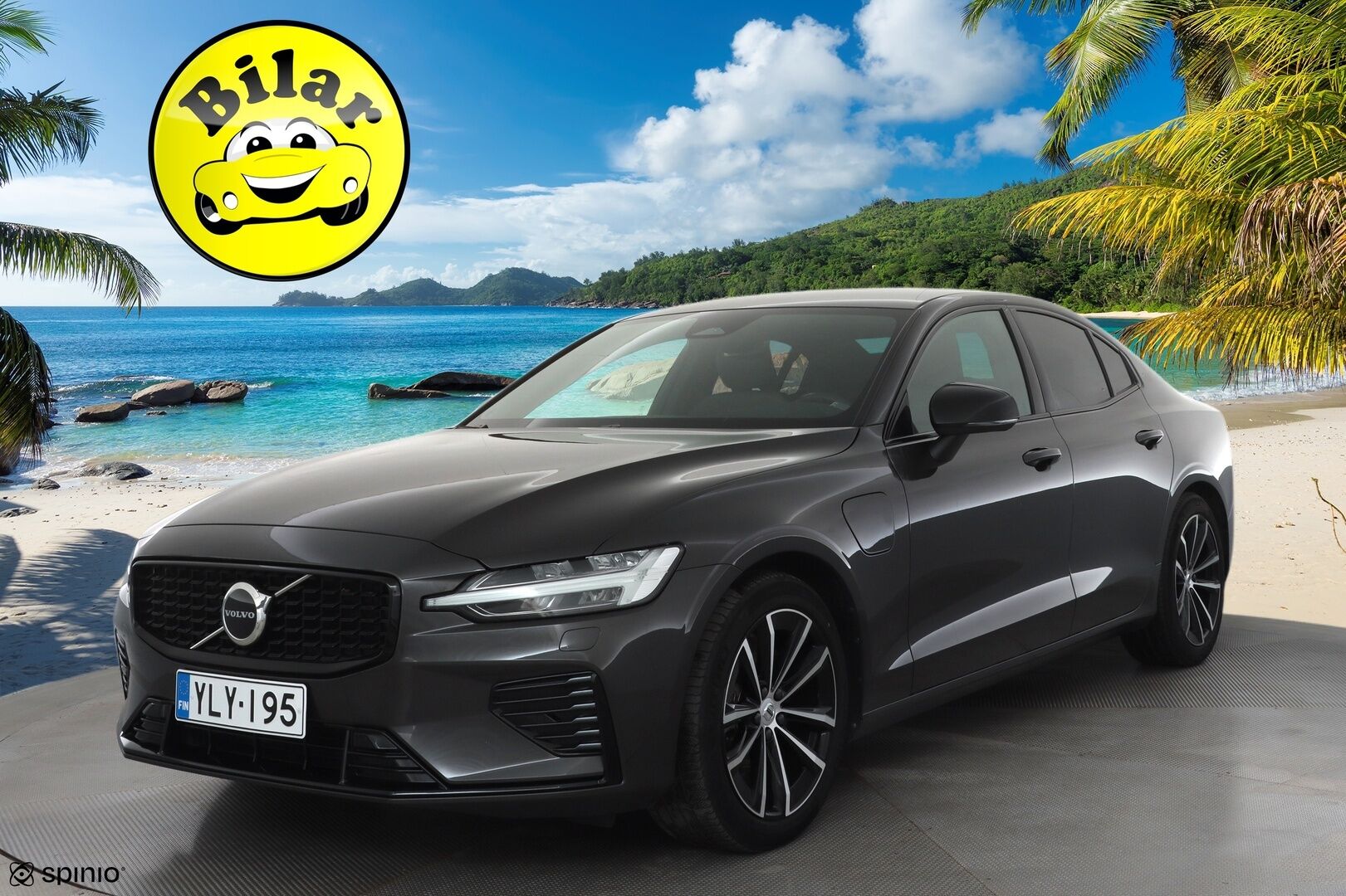 Volvo S60 2023 T8 AWD Long Range High Performance Plus Dark aut - | ACC | Koukku | H/K | Full-LED | Muistipenkit | P.Kamera | Sporttipenkit | Keyless | Apple&Android | 1.Om Suomi-auto | Kahdet Renkaat |
