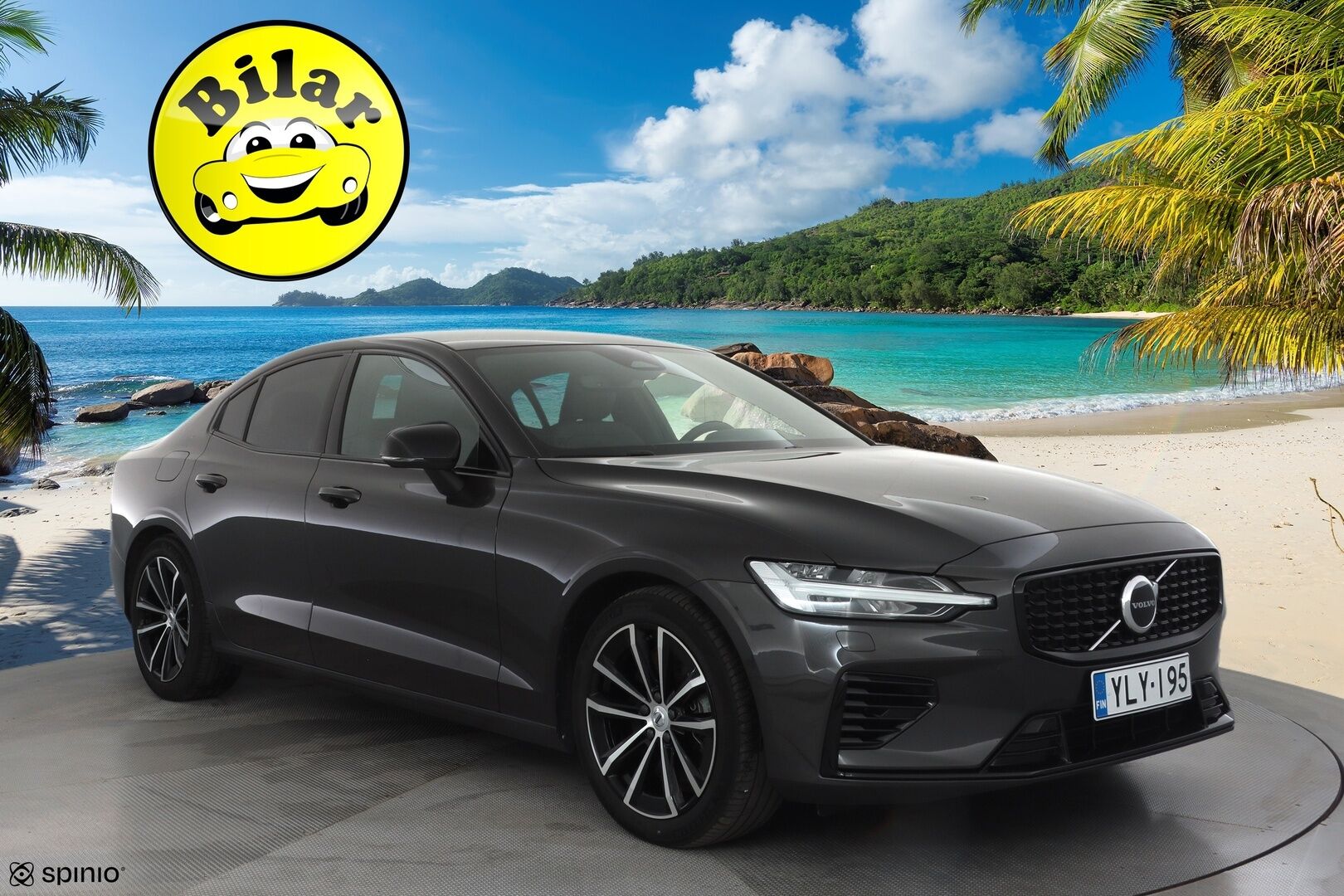Volvo S60 2023 T8 AWD Long Range High Performance Plus Dark aut - | ACC | Koukku | H/K | Full-LED | Muistipenkit | P.Kamera | Sporttipenkit | Keyless | Apple&Android | 1.Om Suomi-auto | Kahdet Renkaat |