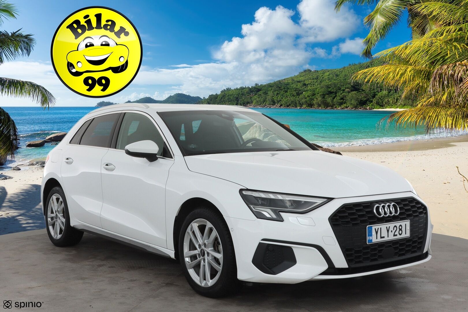 Audi A3 2023 Sportback Business 40 TFSI e 150kW S tronic * ACC / LED / P.Tutkat / Hierovat Sportpenkit / Kaistavahti * - 1-om Suomi-auto / Merkkihuollot / Kahdet renkaat aluvanteilla - HULLUT AVAJAISHULINAT KORKOTARJOUS 3,29 %