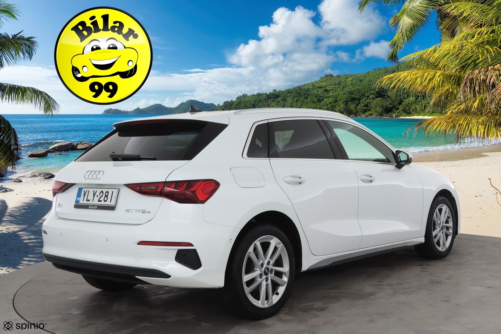 Audi A3 2023 Sportback Business 40 TFSI e 150kW S tronic * ACC / LED / P.Tutkat / Hierovat Sportpenkit / Kaistavahti * - 1-om Suomi-auto / Merkkihuollot / Kahdet renkaat aluvanteilla - HULLUT AVAJAISHULINAT KORKOTARJOUS 3,29 %