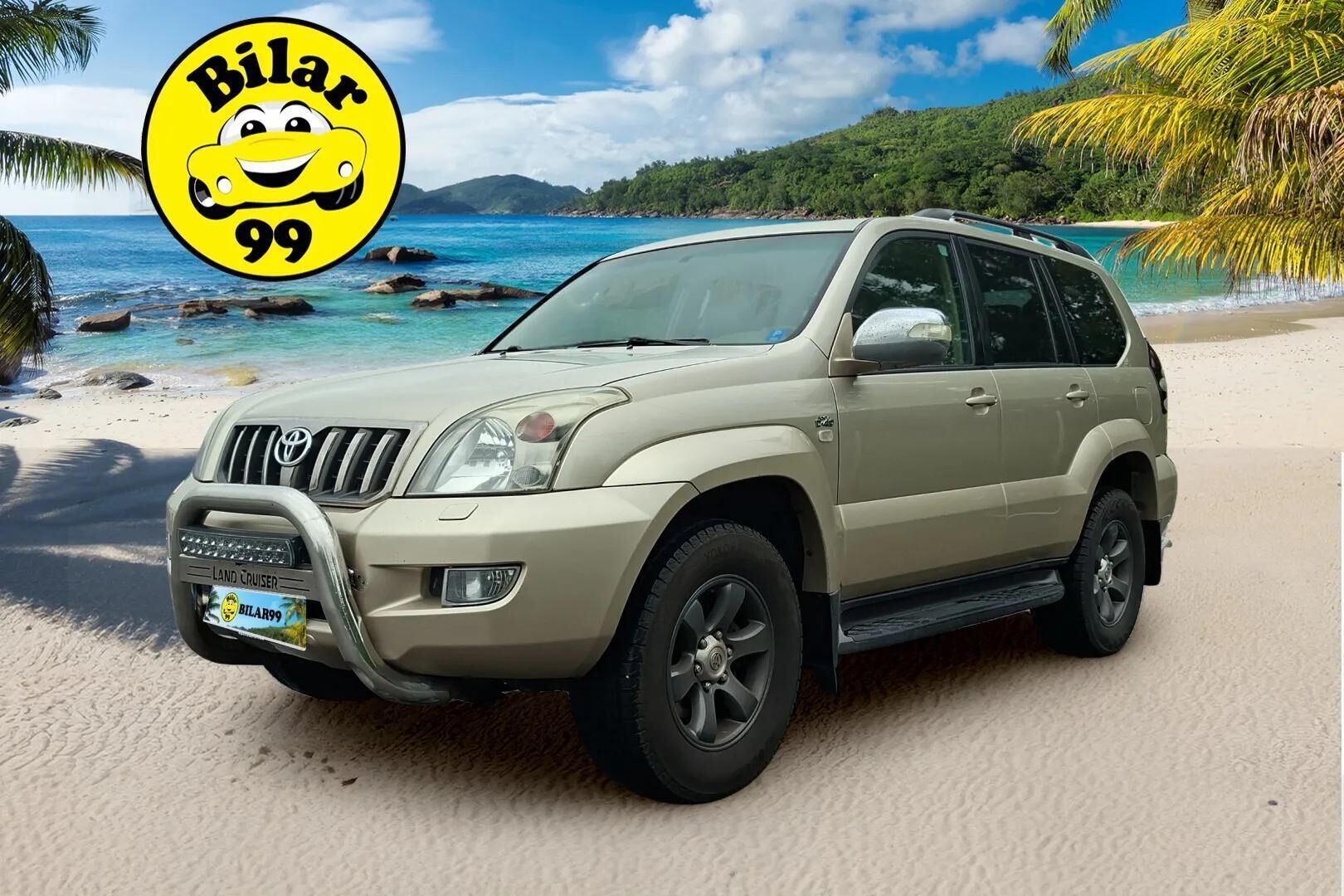 Toyota Land Cruiser 2009 LAND CRUISER Monikäyttöajoneuvo (AF) 5ov 2980cm3 A - | 8-Paikkanen | Koukku | Lasikattoluukku| Peruutuskamera | Ilma-alusta | 2x Renkaat |