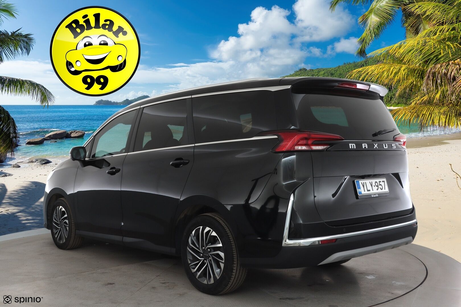 Maxus Euniq 5 2024 Grand Wagon 6-P 177hv - Exclusive * 360 / ACC / Full-LED / Panorama / Kaistavahti / Digimittaristo / Keyless * - 1-om Suomi-auto / Kahdet renkaat aluvanteilla