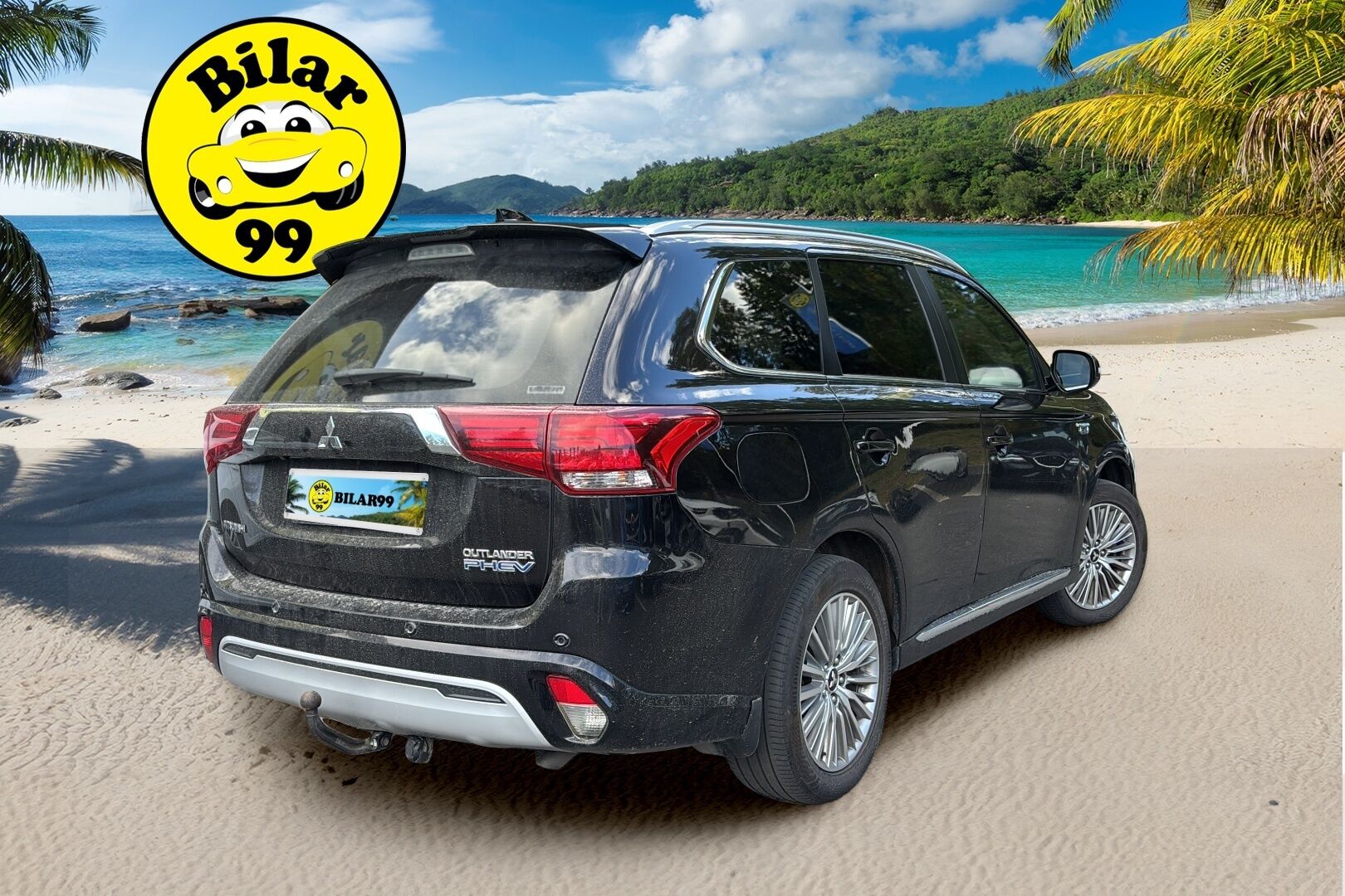 MITSUBISHI OUTLANDER PHEV 2019 Business X 4WD 5P - | Adapt vak | Lisälämmitin | Timantti nahat | Vetokoukku | 360-Kamera | Rockford | Keyless | S-luukku | Lämm. ratti | Erikois metalliväri |