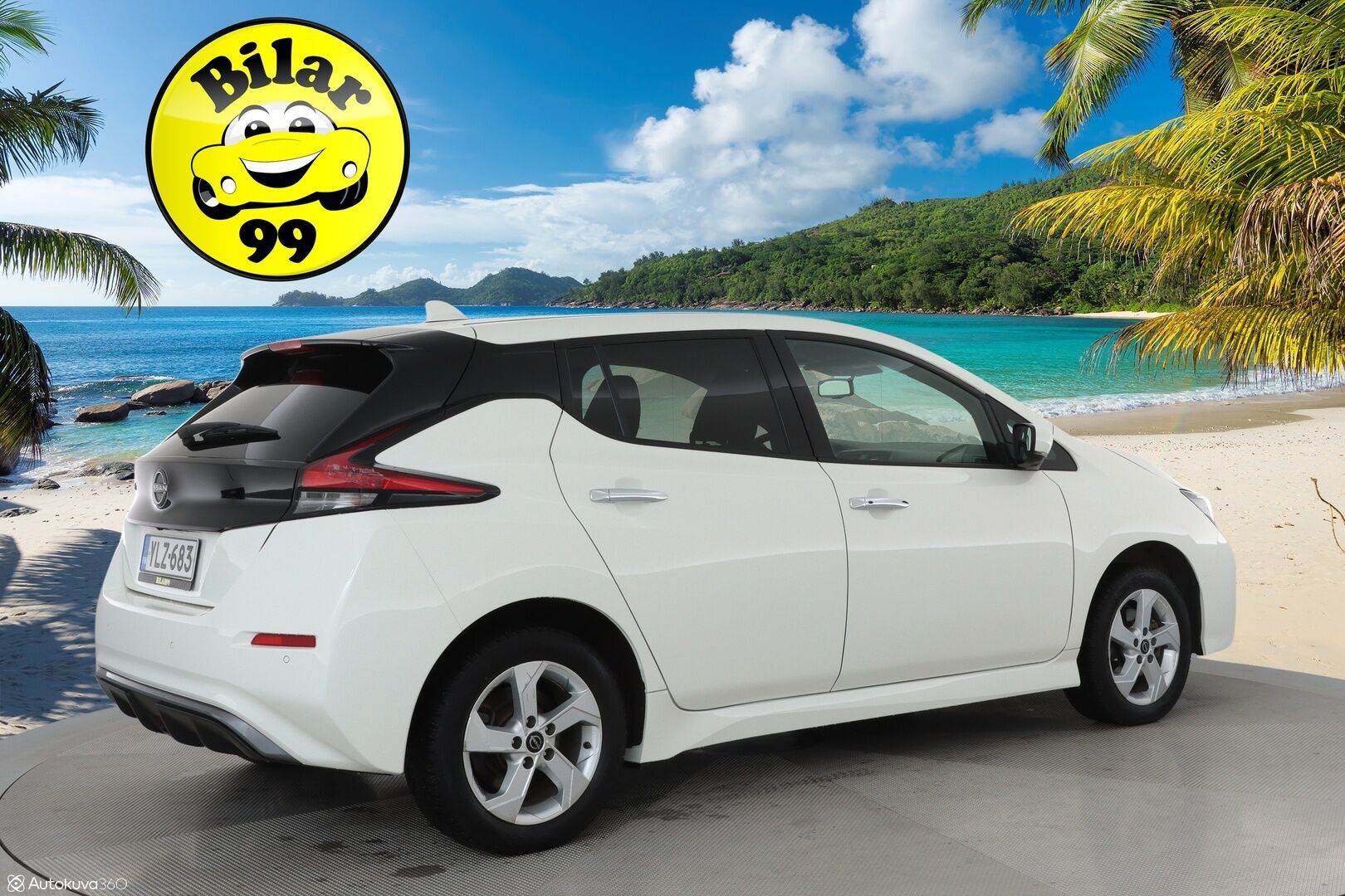 Nissan Leaf 2023 62kWh N-Connecta *ALV** 360 kamera / Adapt.vakkari / Apple&Android / Keyless / Navi - 1-Om Suomi auto / Merkkihuollettu