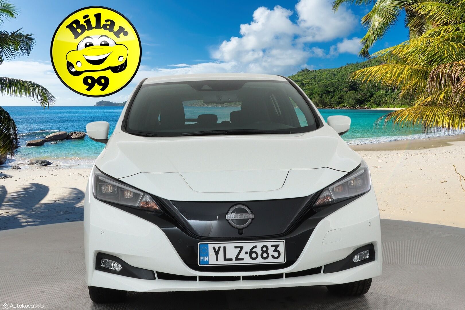 Nissan Leaf 2023 62kWh N-Connecta *ALV** 360 kamera / Adapt.vakkari / Apple&Android / Keyless / Navi - 1-Om Suomi auto / Merkkihuollettu