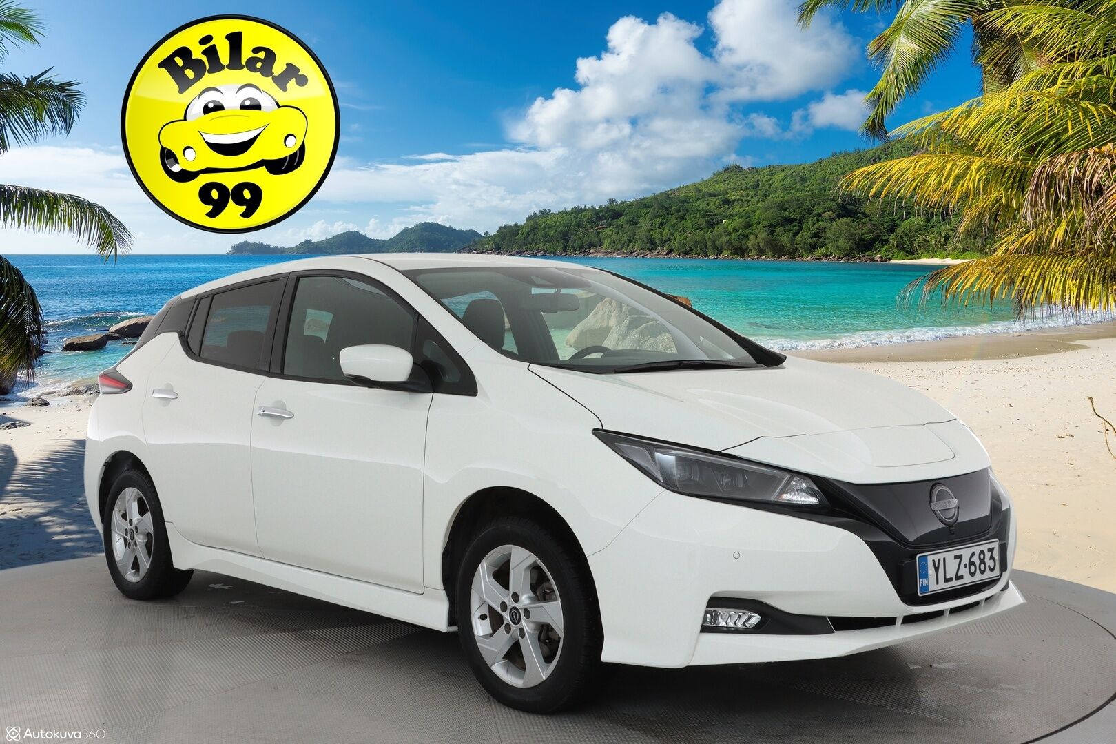 Nissan Leaf 2023 62kWh N-Connecta *ALV** 360 kamera / Adapt.vakkari / Apple&Android / Keyless / Navi - 1-Om Suomi auto / Merkkihuollettu