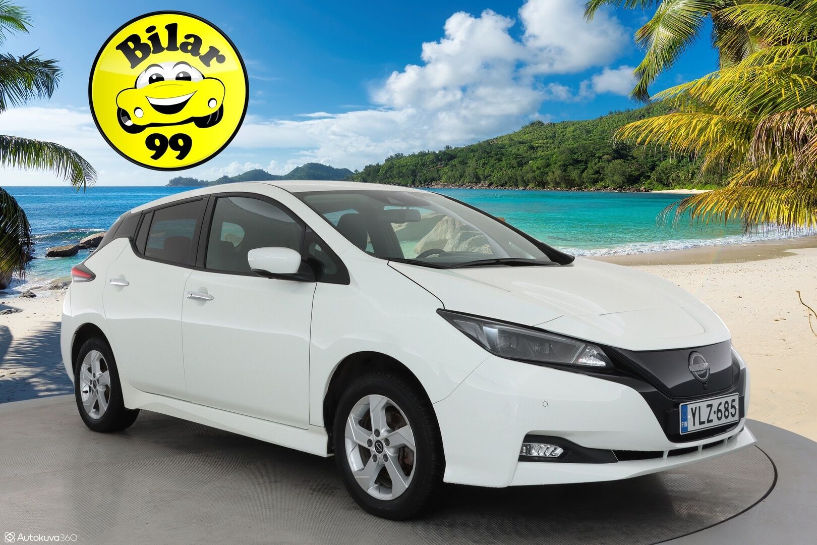 Nissan Leaf 2023 N-Connecta 62 kWh **Adapt. vakkari / 360 Kamera / Navi / Kaistavahti / Apple&Android / Keyless **