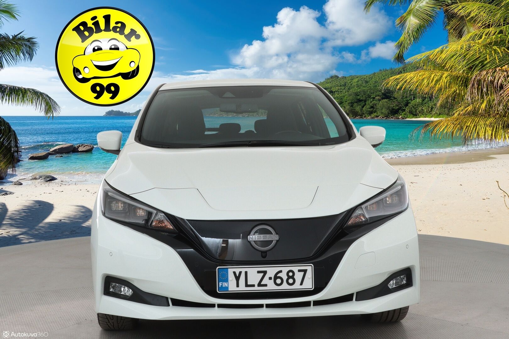 Nissan Leaf 2023 62kWh N-Connecta *ALV** 1-Om Suomi auto / Adapt.vakkari / Facelift / 360 kamera / Apple&Android / Keyless / Rattilämmitin