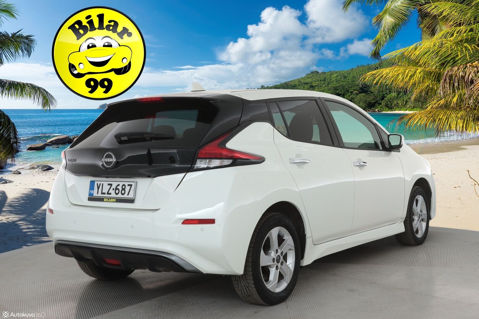 Nissan Leaf 2023 62kWh N-Connecta *ALV** 1-Om Suomi auto / Adapt.vakkari / Facelift / 360 kamera / Apple&Android / Keyless / Rattilämmitin