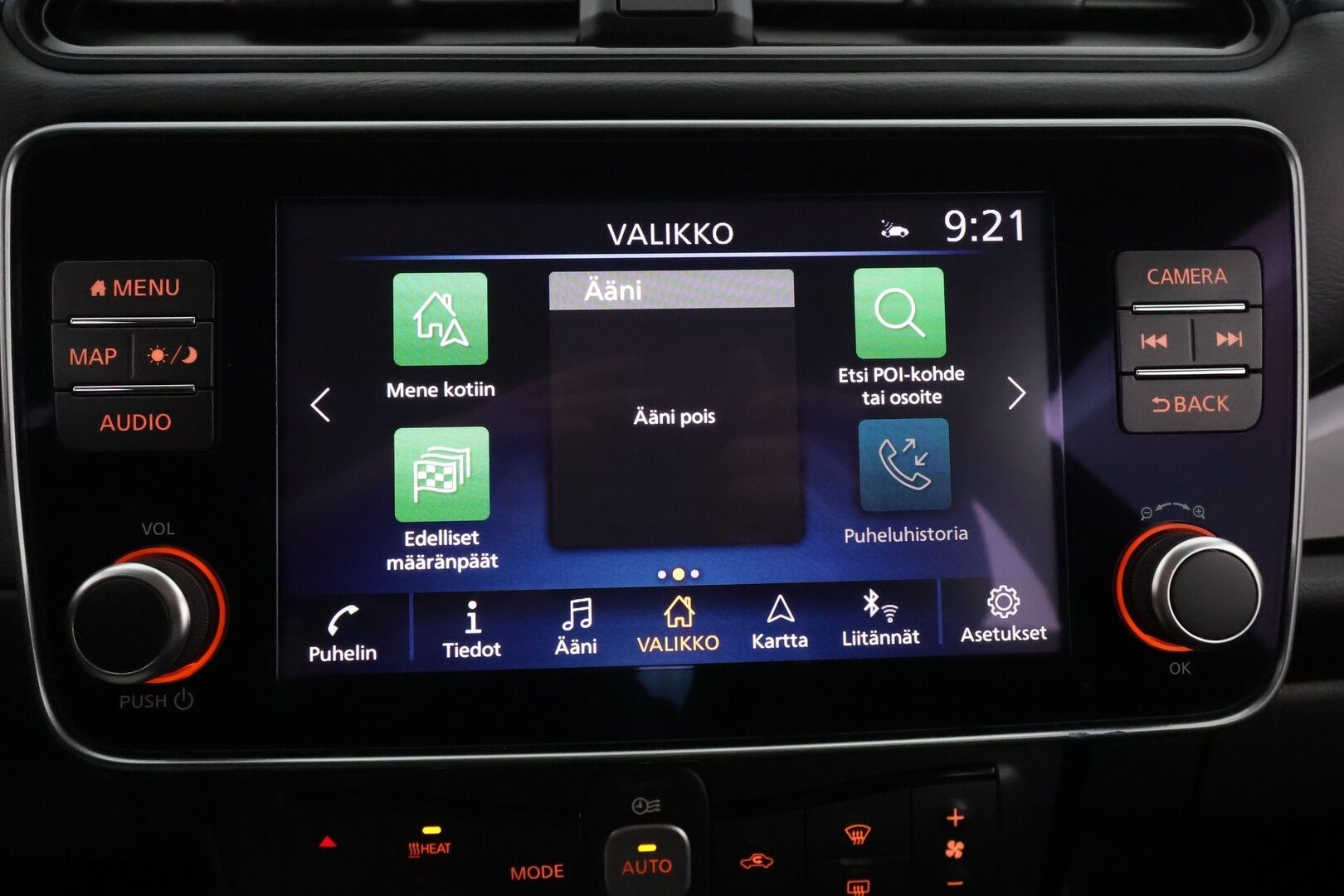 Nissan Leaf 2023 62kWh N-Connecta *ALV** 1-Om Suomi auto / Adapt.vakkari / Facelift / 360 kamera / Apple&Android / Keyless / Rattilämmitin