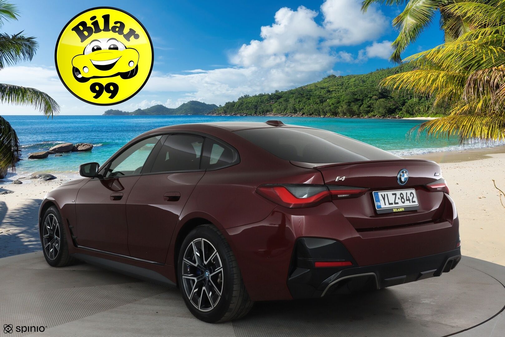 BMW i4 2023 M50 Super Charged **Lasikattoluukku / Harman/Kardon / ACC / HUD / Laser-LED / 360° / Koukku / Sporttipenkki Muistilla** - 2,99 % KORKOTARJOUS TÄHÄN AUTOON - Suomi-auto / Kahdet Renkaat / **HUIPPUVARUSTEET** 