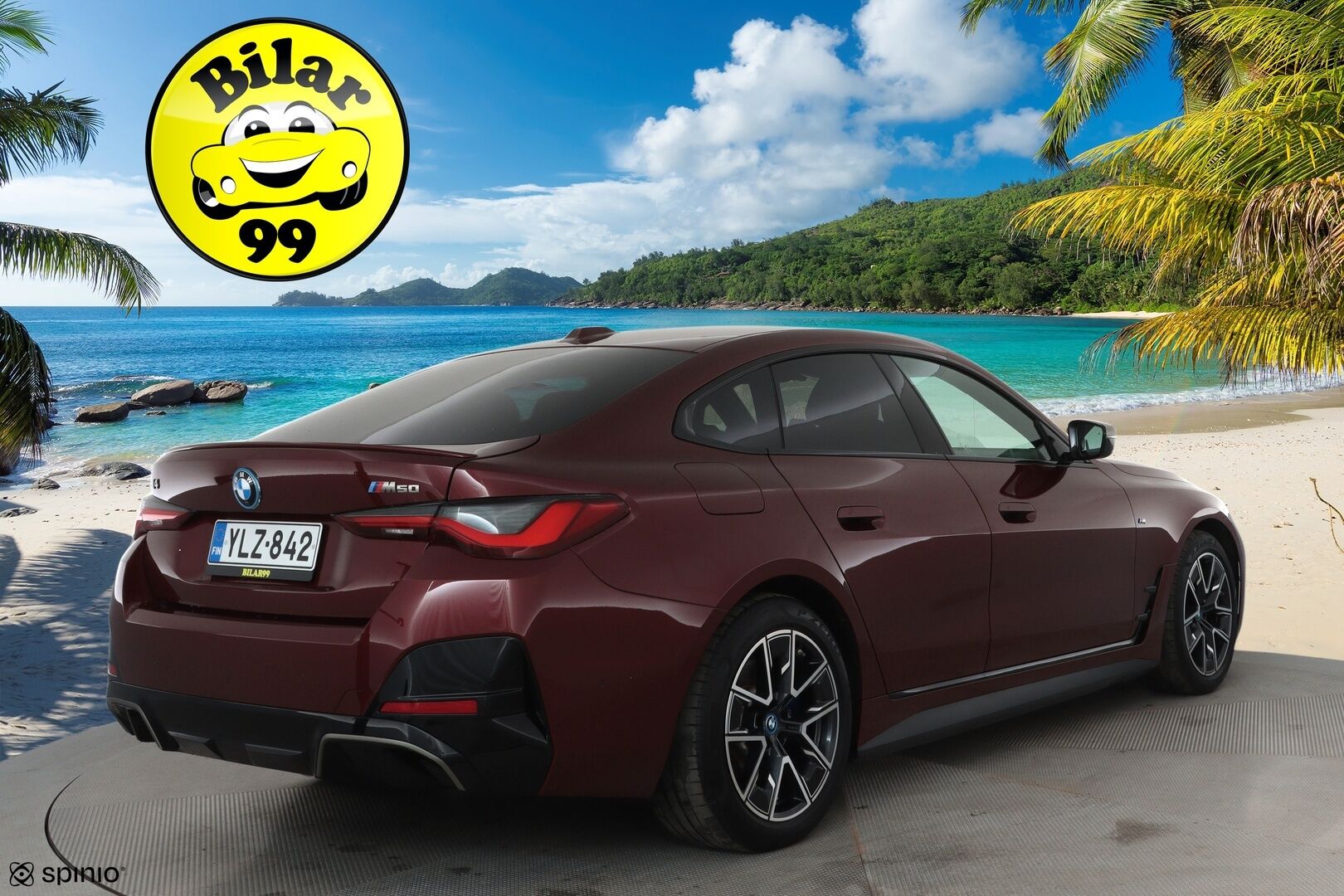 BMW i4 2023 M50 Super Charged **Lasikattoluukku / Harman/Kardon / ACC / HUD / Laser-LED / 360° / Koukku / Sporttipenkki Muistilla** - 2,99 % KORKOTARJOUS TÄHÄN AUTOON - Suomi-auto / Kahdet Renkaat / **HUIPPUVARUSTEET** 