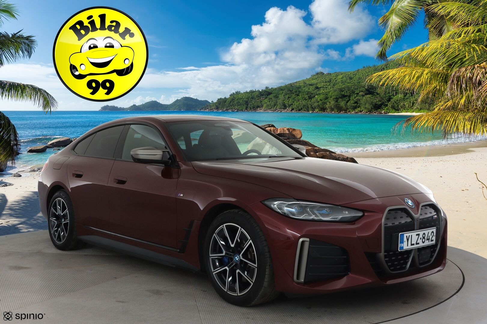 BMW i4 2023 M50 Super Charged **Lasikattoluukku / Harman/Kardon / ACC / HUD / Laser-LED / 360° / Koukku / Sporttipenkki Muistilla** - 2,99 % KORKOTARJOUS TÄHÄN AUTOON - Suomi-auto / Kahdet Renkaat / **HUIPPUVARUSTEET** 