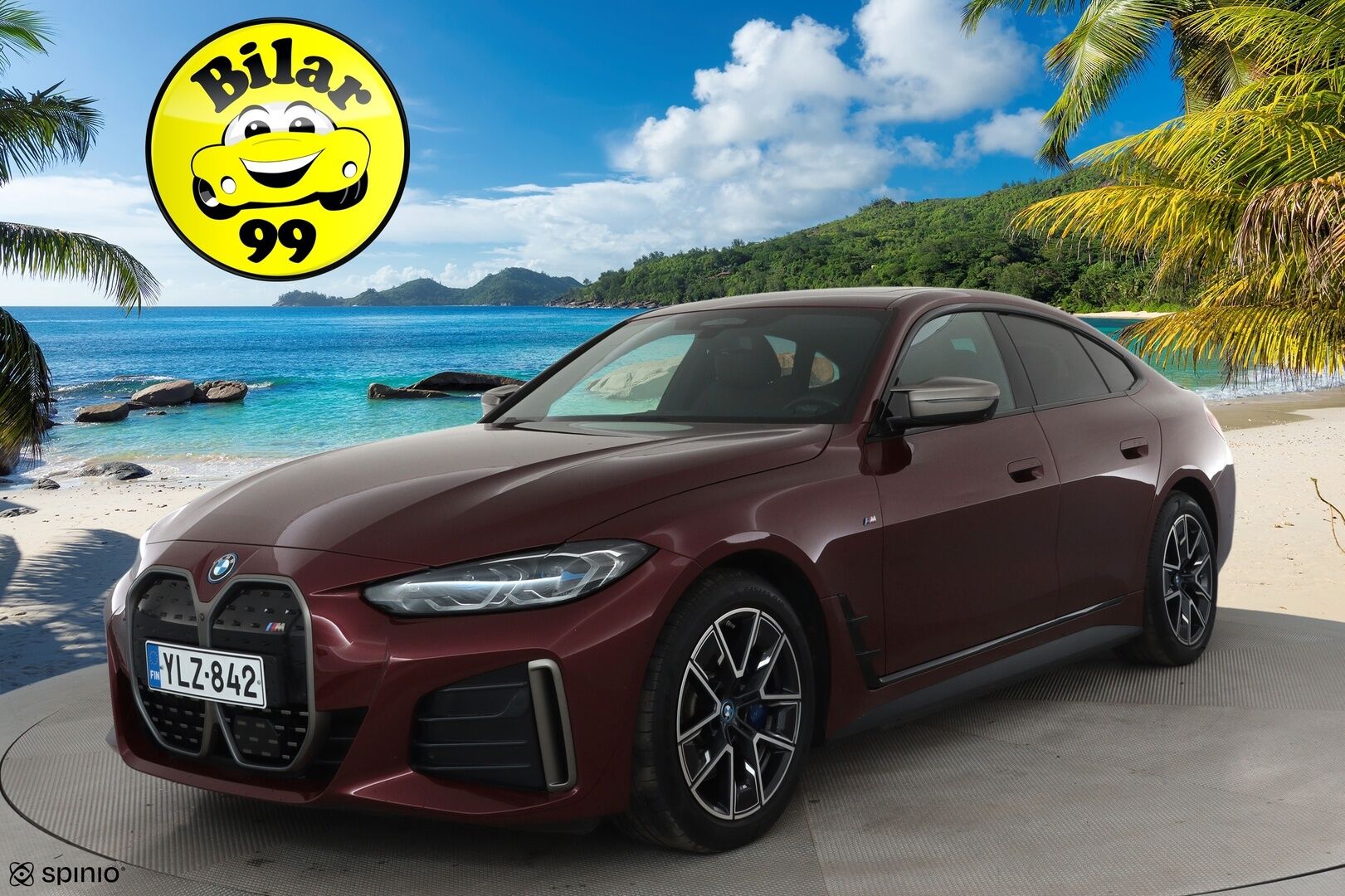 BMW i4 2023 M50 Super Charged **Lasikattoluukku / Harman/Kardon / ACC / HUD / Laser-LED / 360° / Koukku / Sporttipenkki Muistilla** - 2,99 % KORKOTARJOUS TÄHÄN AUTOON - Suomi-auto / Kahdet Renkaat / **HUIPPUVARUSTEET** 
