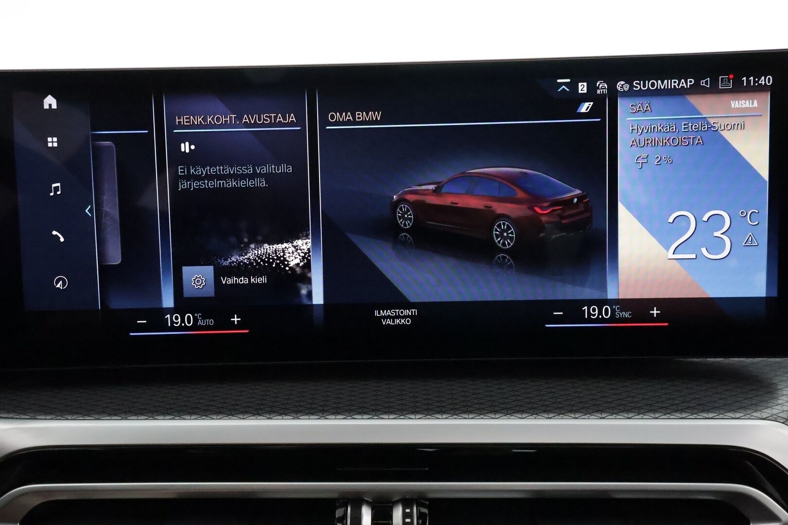 BMW i4 2023 M50 Super Charged **Lasikattoluukku / Harman/Kardon / ACC / HUD / Laser-LED / 360° / Koukku / Sporttipenkki Muistilla** - 2,99 % KORKOTARJOUS TÄHÄN AUTOON - Suomi-auto / Kahdet Renkaat / **HUIPPUVARUSTEET** 