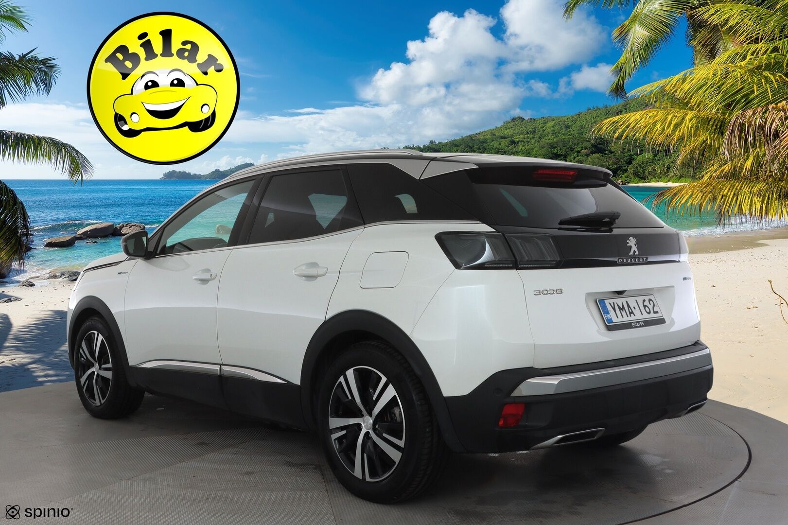 Peugeot 3008 2023 GT Hybrid4 300 EAT8-automaatti - | ACC | Puolinahat | Keyless | P.kamera | Navi | Digimittaristo | LED | BSM | Lane Assist | Apple & Android | 2x renkaat aluin | Suomiauto | 