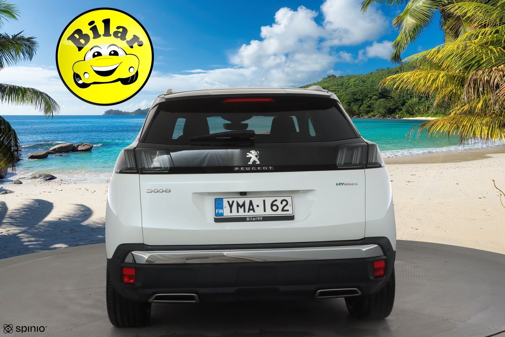 Peugeot 3008 2023 GT Hybrid4 300 EAT8-automaatti - | ACC | Puolinahat | Keyless | P.kamera | Navi | Digimittaristo | LED | BSM | Lane Assist | Apple & Android | 2x renkaat aluin | Suomiauto | 