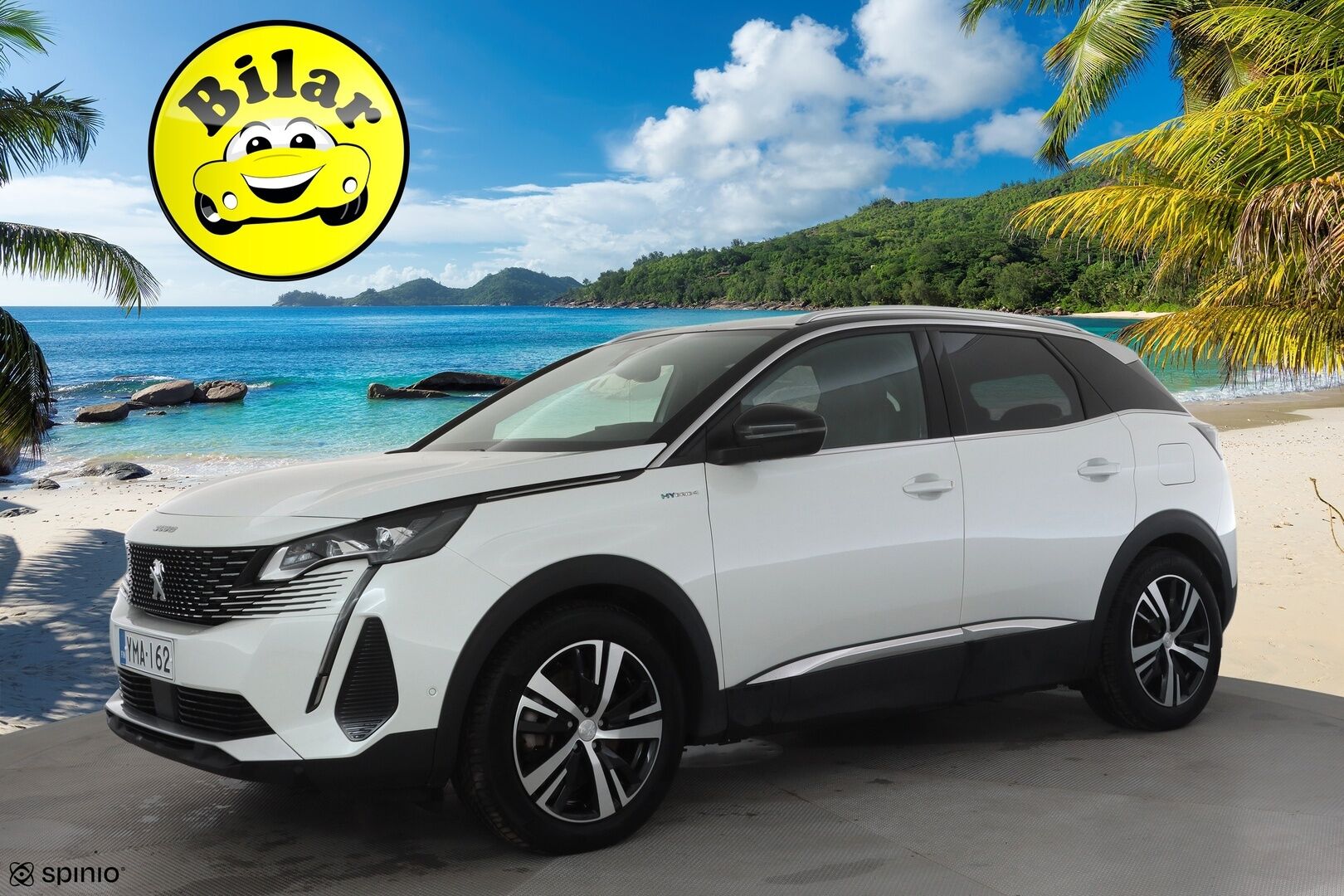 Peugeot 3008 2023 GT Hybrid4 300 EAT8-automaatti - | ACC | Puolinahat | Keyless | P.kamera | Navi | Digimittaristo | LED | BSM | Lane Assist | Apple & Android | 2x renkaat aluin | Suomiauto | 