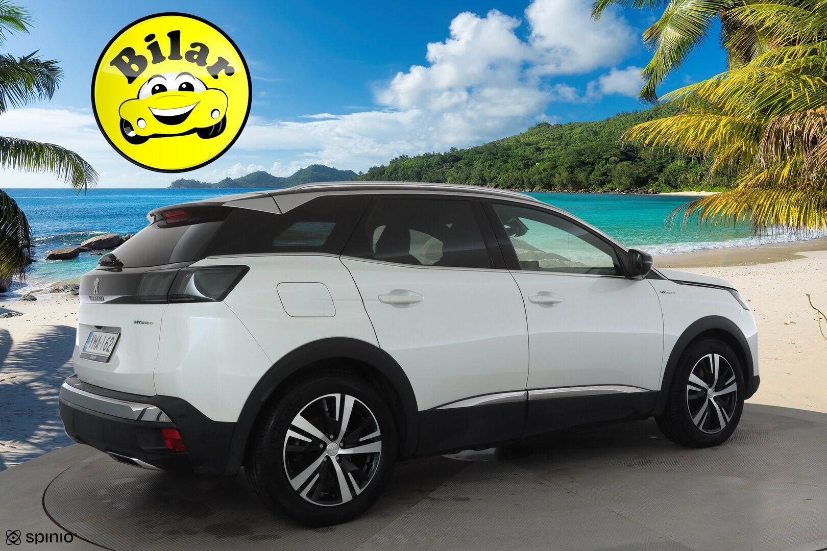 Peugeot 3008 2023 GT Hybrid4 300 EAT8-automaatti - | ACC | Puolinahat | Keyless | P.kamera | Navi | Digimittaristo | LED | BSM | Lane Assist | Apple & Android | 2x renkaat aluin | Suomiauto | 