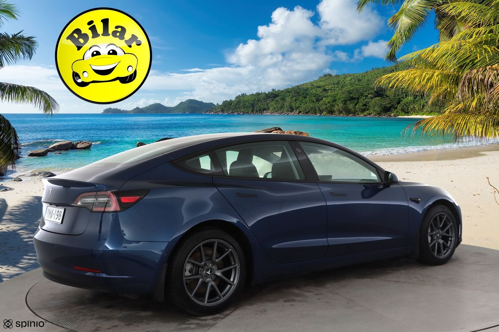 Tesla Model 3 2022 Standard Range Plus - | ILP | Lasikatto | ACC | Matrix-LED | P.Kamera | Muistipenkki | Premium Speakers | Navi | Kaistavahti | Keyless | Kahdet renkaat |