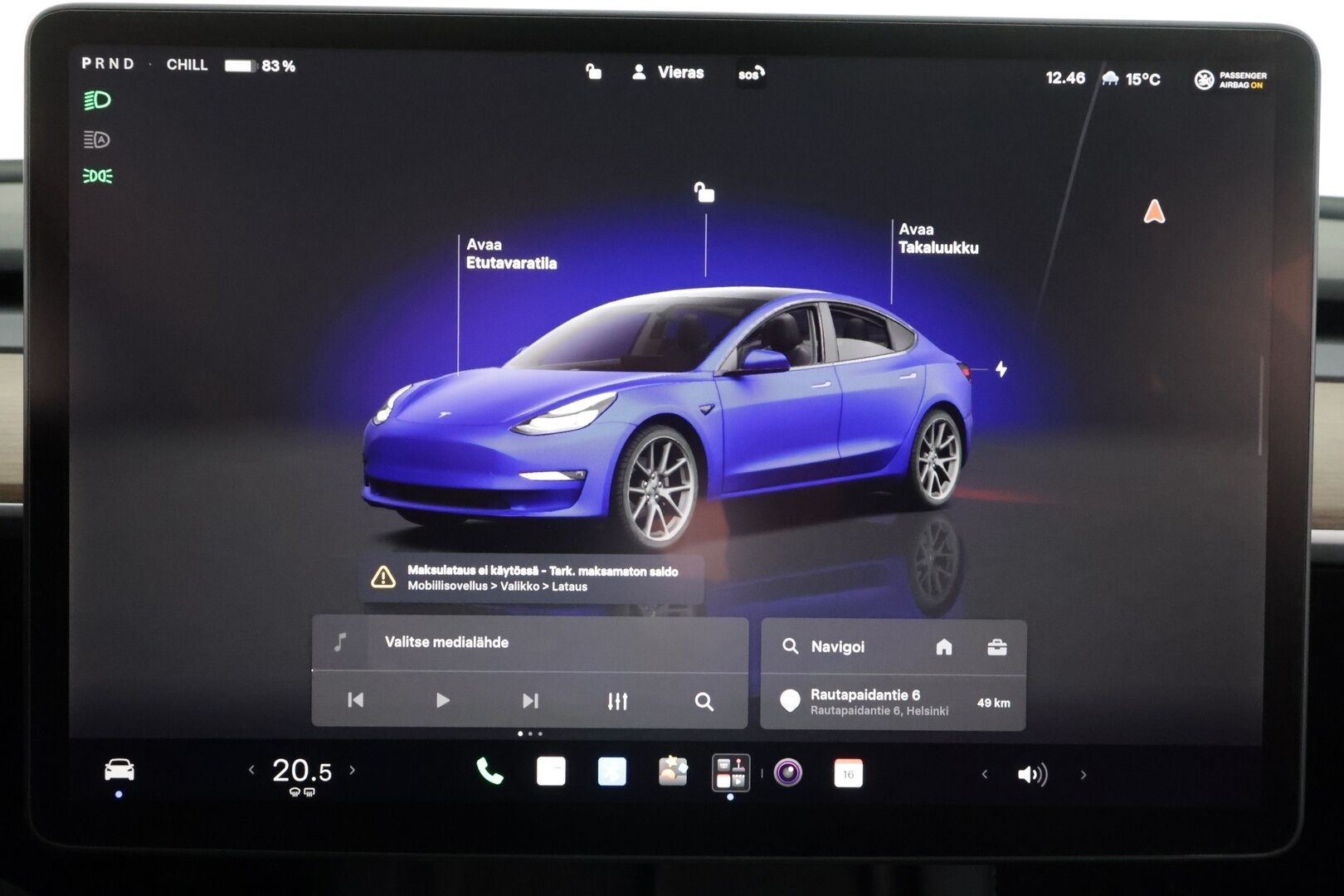 Tesla Model 3 2022 Standard Range Plus - | ILP | Lasikatto | ACC | Matrix-LED | P.Kamera | Muistipenkki | Premium Speakers | Navi | Kaistavahti | Keyless | Kahdet renkaat |