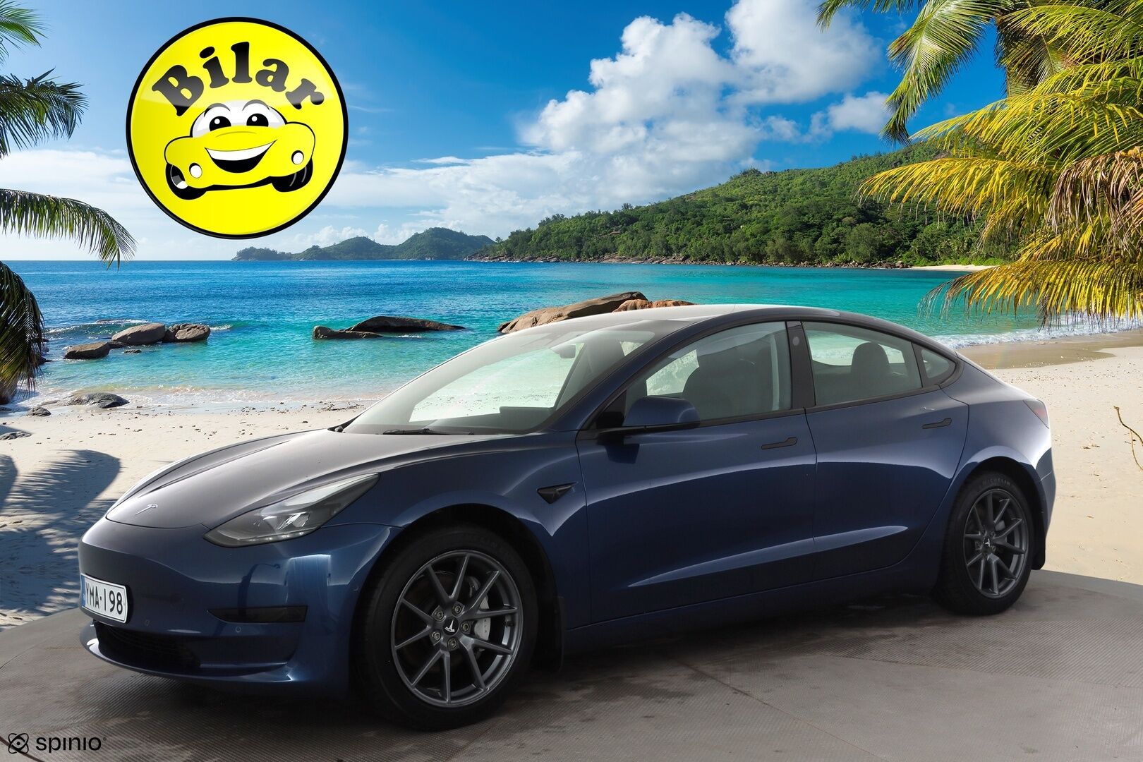 Tesla Model 3 2022 Standard Range Plus - | ILP | Lasikatto | ACC | Matrix-LED | P.Kamera | Muistipenkki | Premium Speakers | Navi | Kaistavahti | Keyless | Kahdet renkaat |