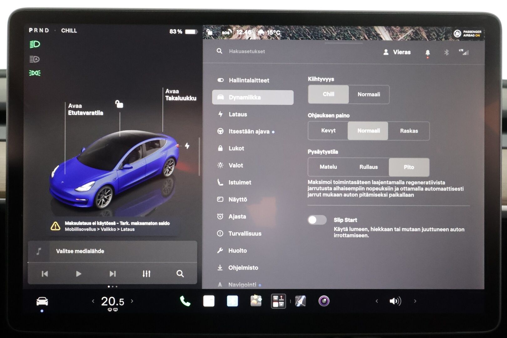Tesla Model 3 2022 Standard Range Plus - | ILP | Lasikatto | ACC | Matrix-LED | P.Kamera | Muistipenkki | Premium Speakers | Navi | Kaistavahti | Keyless | Kahdet renkaat |