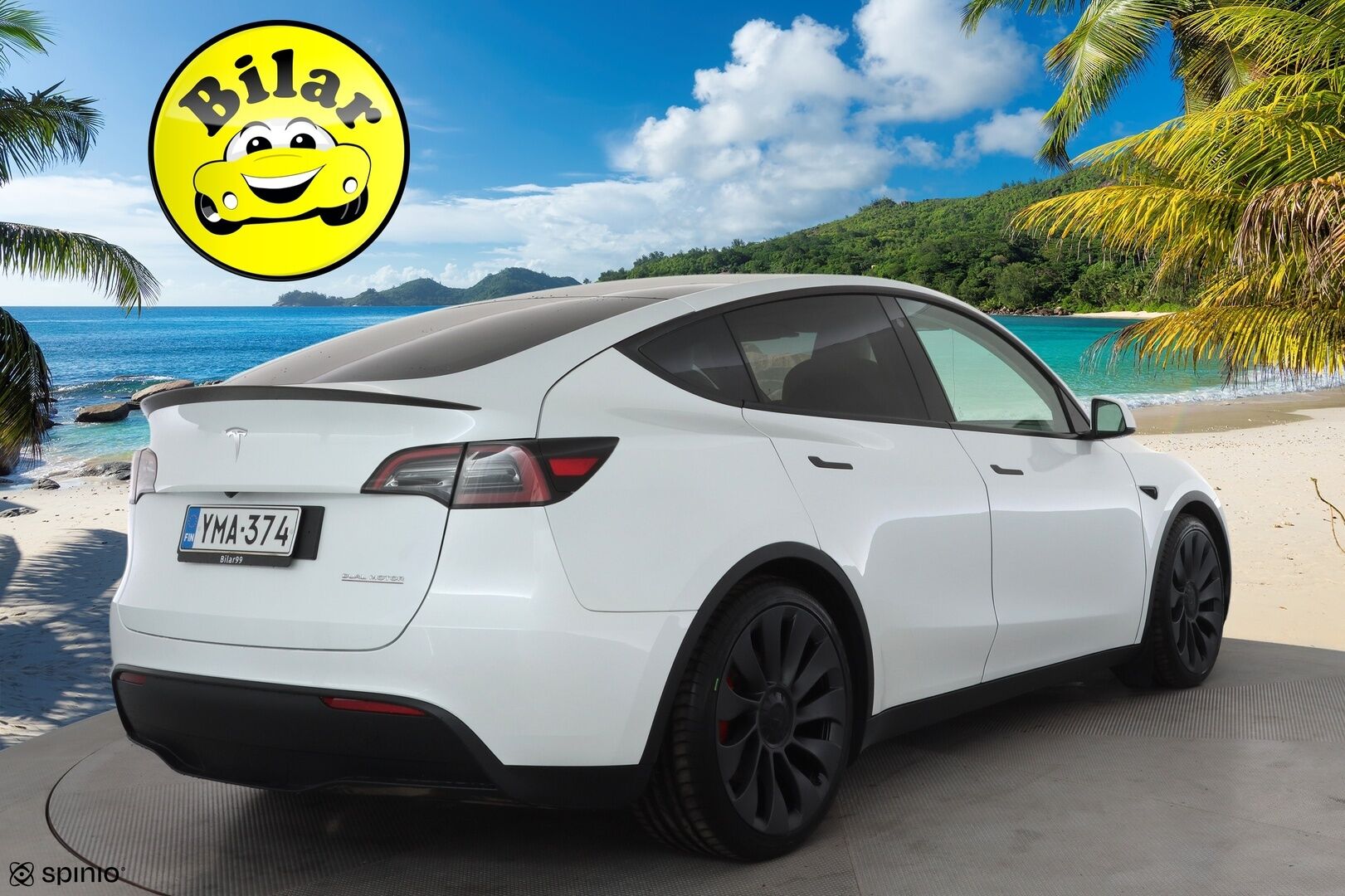 Tesla Model Y 2023 Performance - | ACC | ILP | Koukku | Valkoiset sähkönahat | Muistipenkki | Lasikatto | Ryzen | Matrix | Premium Audio | P.kamera | Track Mode | 1-om Suomiauto | 2x Renkaat Aluvantein!