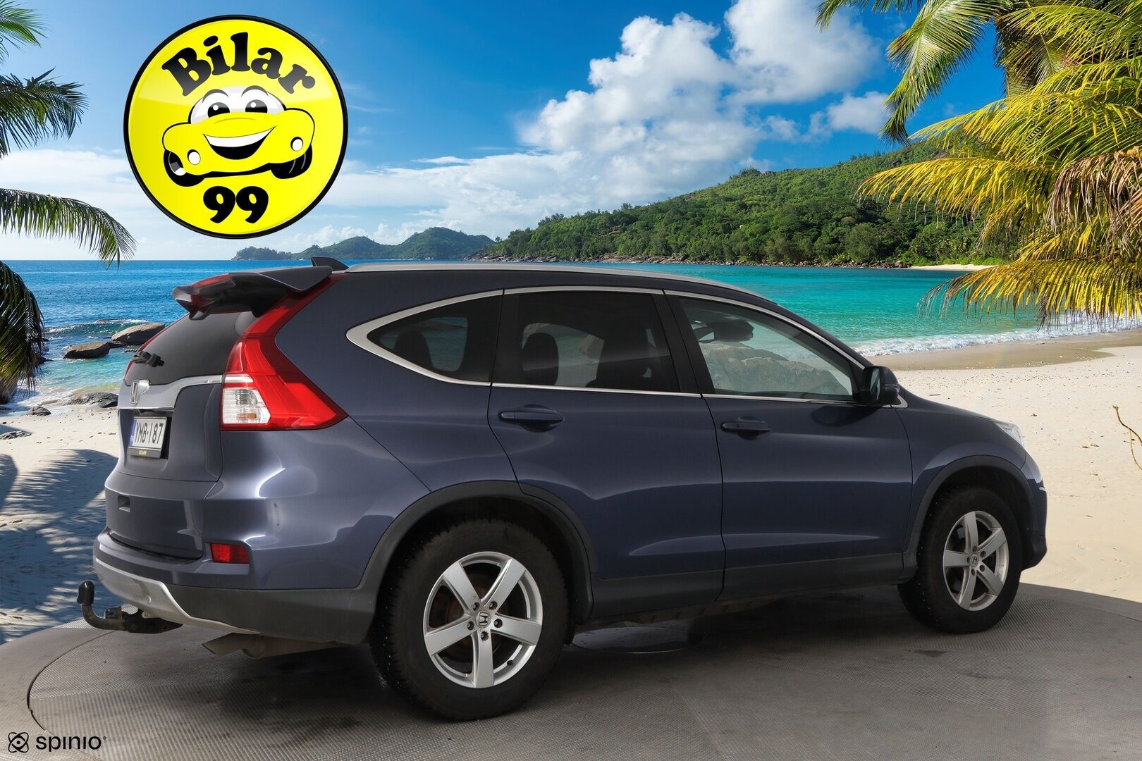 Honda CR-V 2015 1,6 Diesel Elegance AT 4WD * Vetokoukku / Nahkasisusta / Lasikatto / Peruutuskamera / Lohko & Sisäpistoke / Sähköluukku!