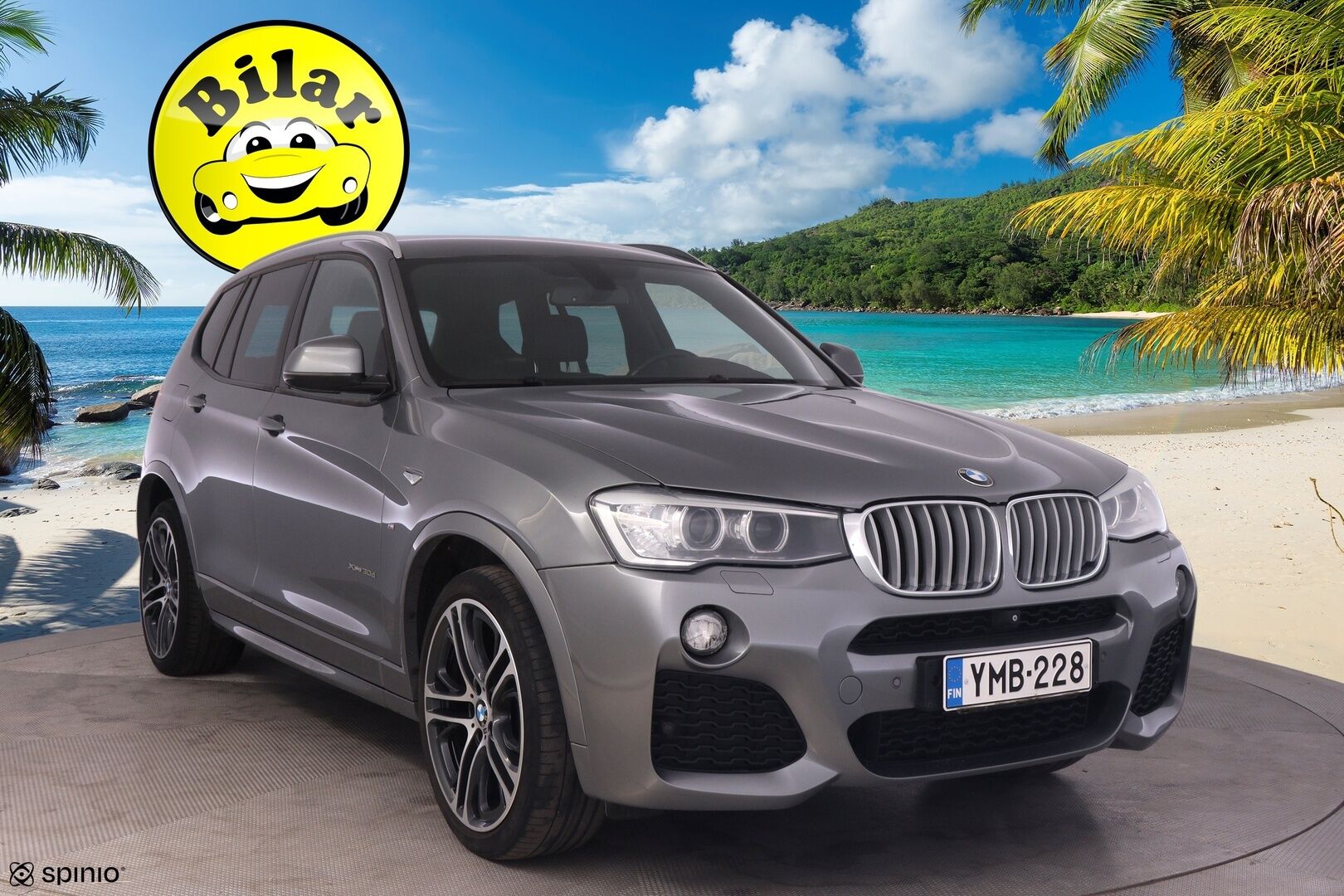 BMW X3 2016 xDrive 30d M-sport - | M -sport | Prof Navi | 360 kamera | Sportti nahat | Webasto | Ratin lämmitin |