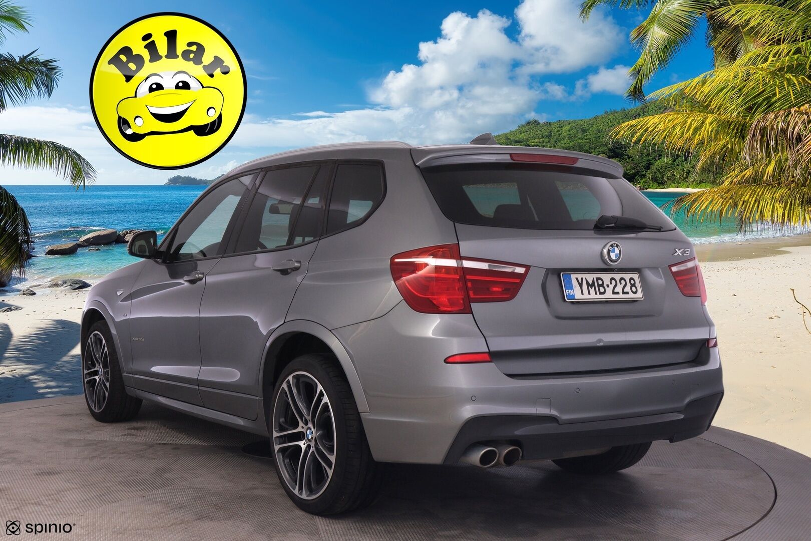 BMW X3 2016 xDrive 30d M-sport - | M -sport | Prof Navi | 360 kamera | Sportti nahat | Webasto | Ratin lämmitin |