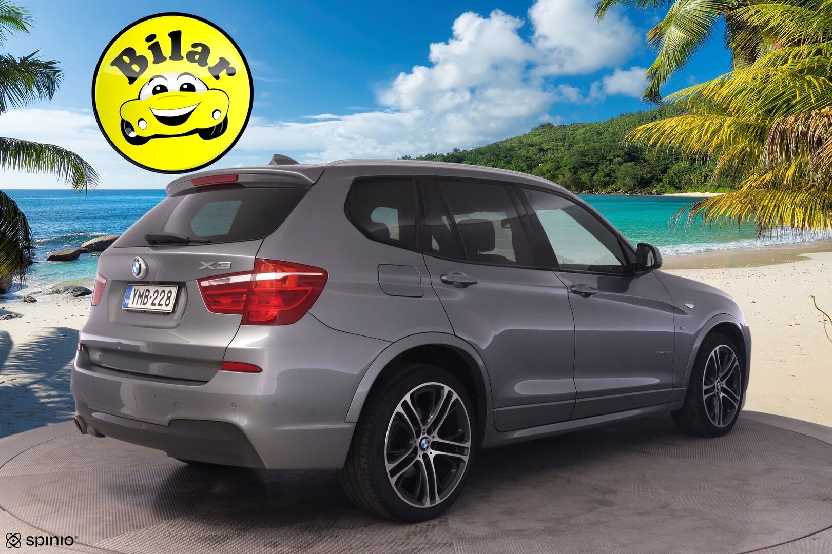 BMW X3 2016 xDrive 30d M-sport - | M -sport | Prof Navi | 360 kamera | Sportti nahat | Webasto | Ratin lämmitin |