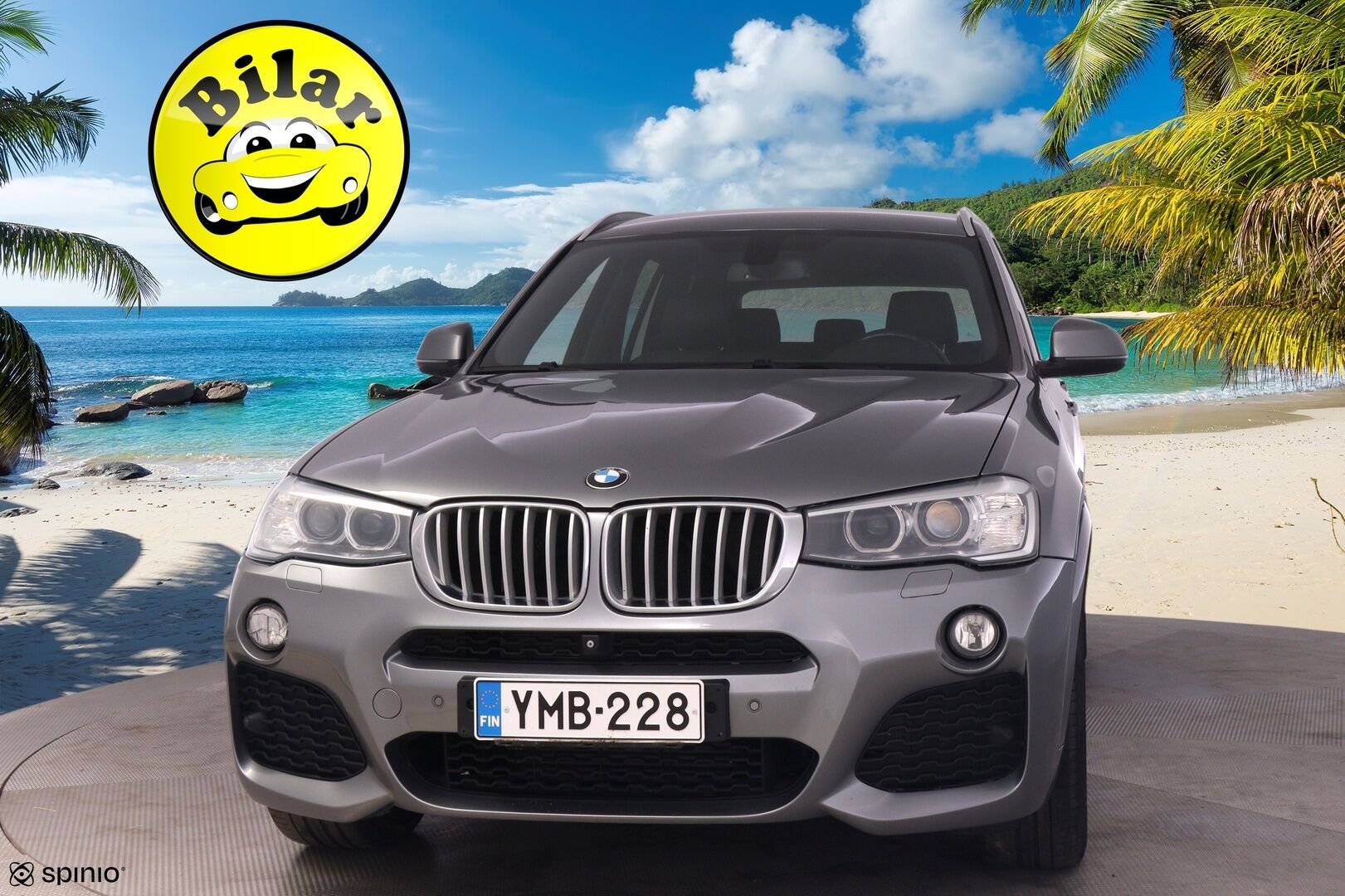 BMW X3 2016 xDrive 30d M-sport - | M -sport | Prof Navi | 360 kamera | Sportti nahat | Webasto | Ratin lämmitin |