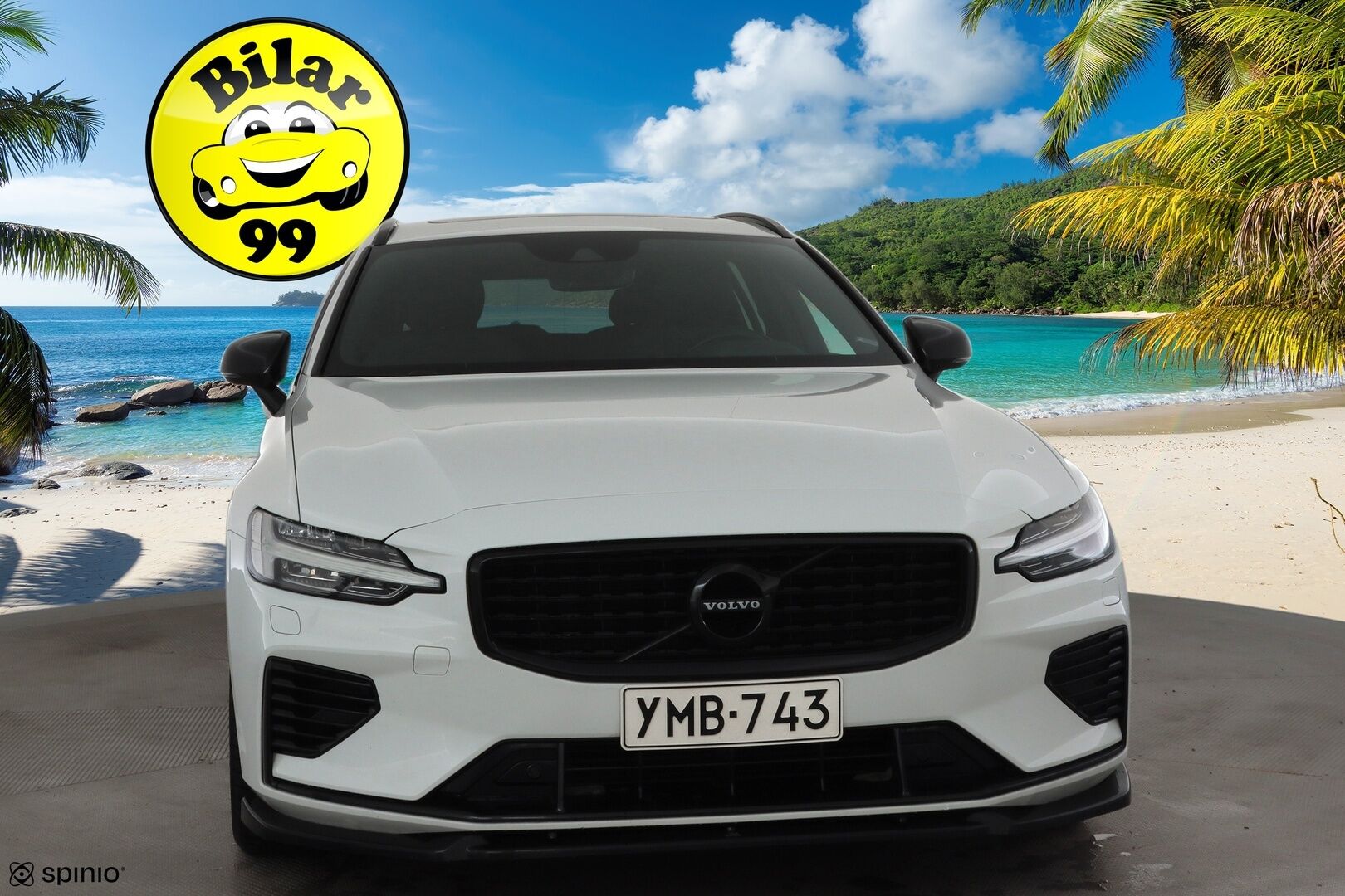 Volvo V60 2019 T8 AWD R-Design aut * Pilot assist / Webasto / Koukku / Panoraama / Muistipenkki / LED / P.kamera / Apple&Android * - Kahdet Renkaat