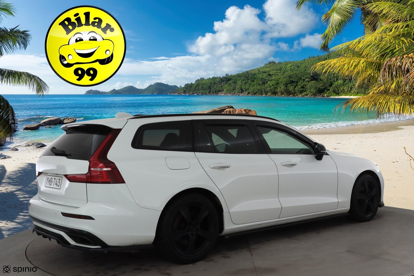 Volvo V60 2019 T8 AWD R-Design aut * Pilot assist / Webasto / Koukku / Panoraama / Muistipenkki / LED / P.kamera / Apple&Android * - Kahdet Renkaat