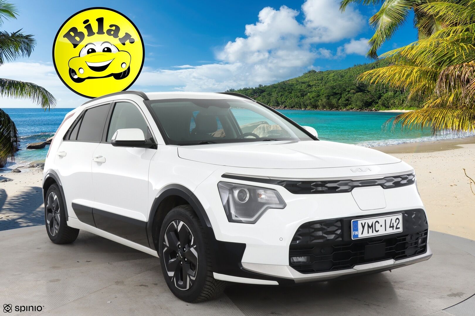 KIA NIRO 2023 64,8kWh Vision * ACC / P.kamera / ILP / Navi / Puolinahat / Keyless / Ratinlämmitin * - Akku kuntotarkastettu SoH 97,1%
