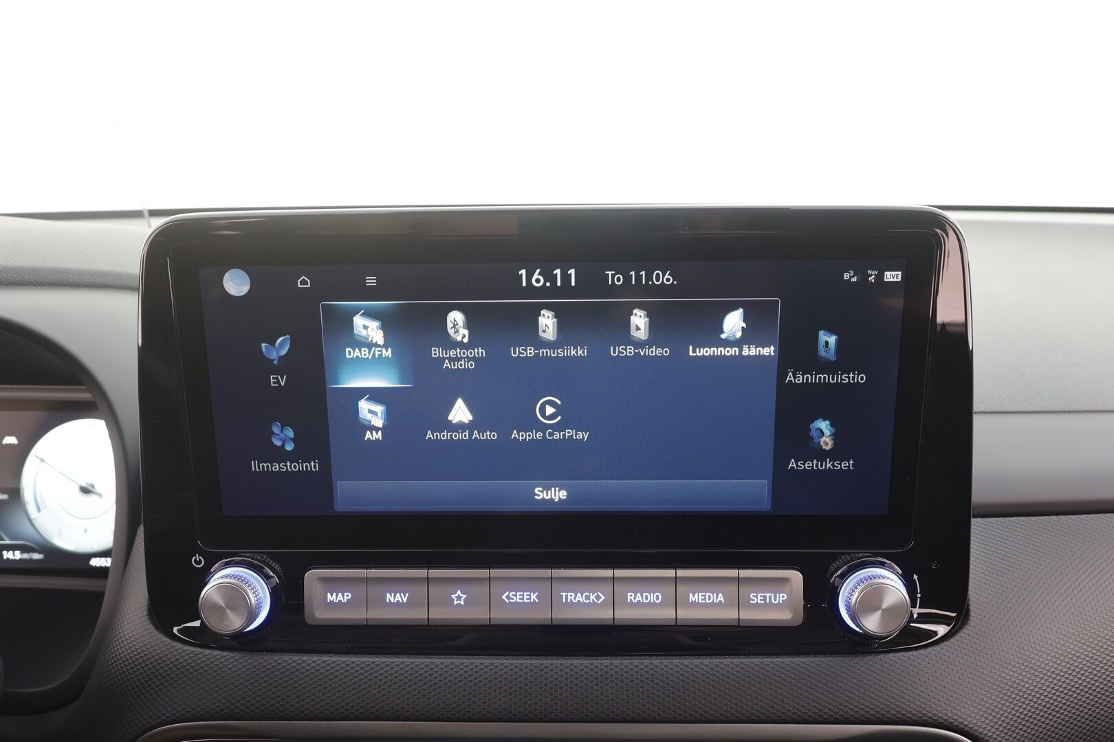 Hyundai KONA 2022 Electric 64 kWh 204 hv Comfort - | ACC | ILP | Vetokoukku | HUD | Krell | HDA | LED | Digimittaristo | P.kamera | Blind spot assist | RCTA | Lämm. ratti | Apple & Android | 