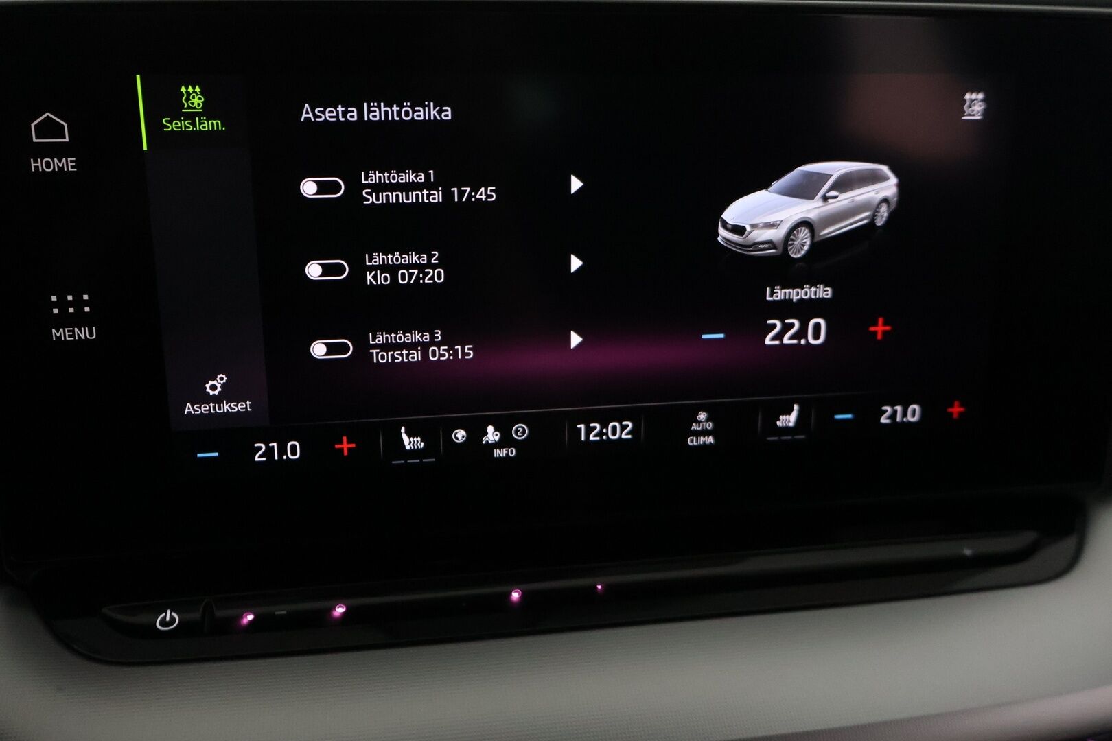 SKODA OCTAVIA 2023 Combi Ambition 2.0 TDI 110kW - ACC | Webasto | Koukku | Matrix LED | Hierovat penkit | P.kamera ja tutkat | Ambient | KeyLess | Navi 