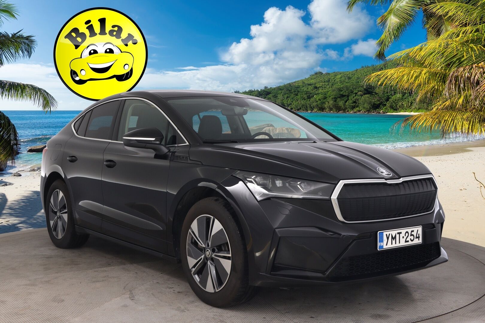 SKODA ENYAQ 2023 IV80 204hv Coupe Pluspaket - | ACC | ILP | Koukku | Matrix-LED | Lasikatto | Muistipenkki | Keyless |