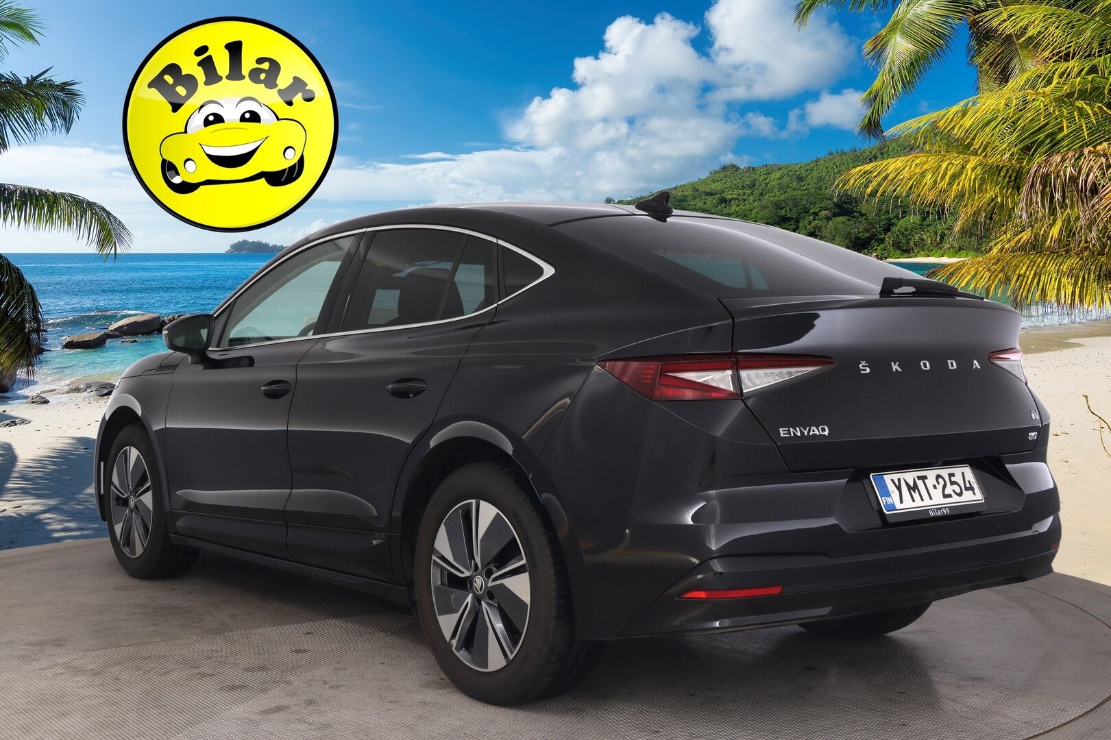SKODA ENYAQ 2023 IV80 204hv Coupe Pluspaket - | ACC | ILP | Koukku | Matrix-LED | Lasikatto | Muistipenkki | Keyless |