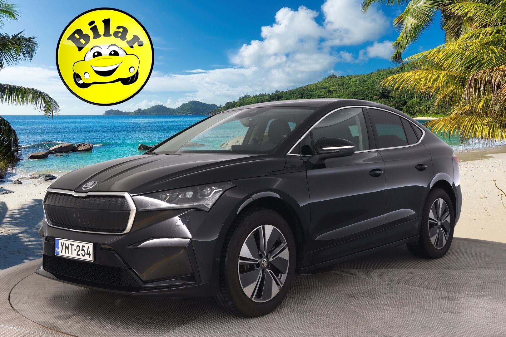 SKODA ENYAQ 2023 IV80 204hv Coupe Pluspaket - | ACC | ILP | Koukku | Matrix-LED | Lasikatto | Muistipenkki | Keyless |