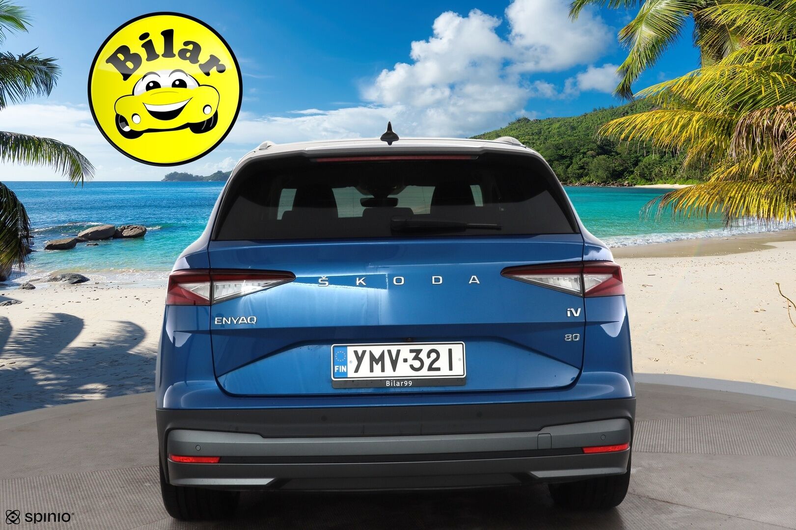 SKODA ENYAQ 2023 80iV 150kW - | ILP | ACC | LED | 360 | Kaistavahti | Digimittaristo | Keyless | Ratinlämmitys | Navi | 2x Latauskaapelit | Kahdet renkaat | Merkkihuollot | 