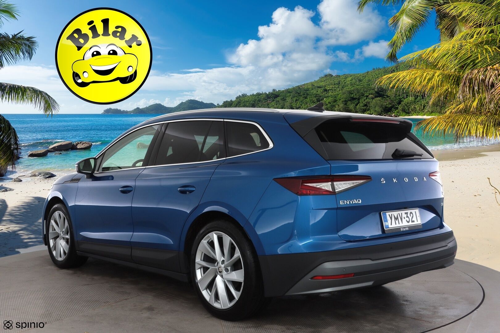 SKODA ENYAQ 2023 80iV 150kW - | ILP | ACC | LED | 360 | Kaistavahti | Digimittaristo | Keyless | Ratinlämmitys | Navi | 2x Latauskaapelit | Kahdet renkaat | Merkkihuollot | 