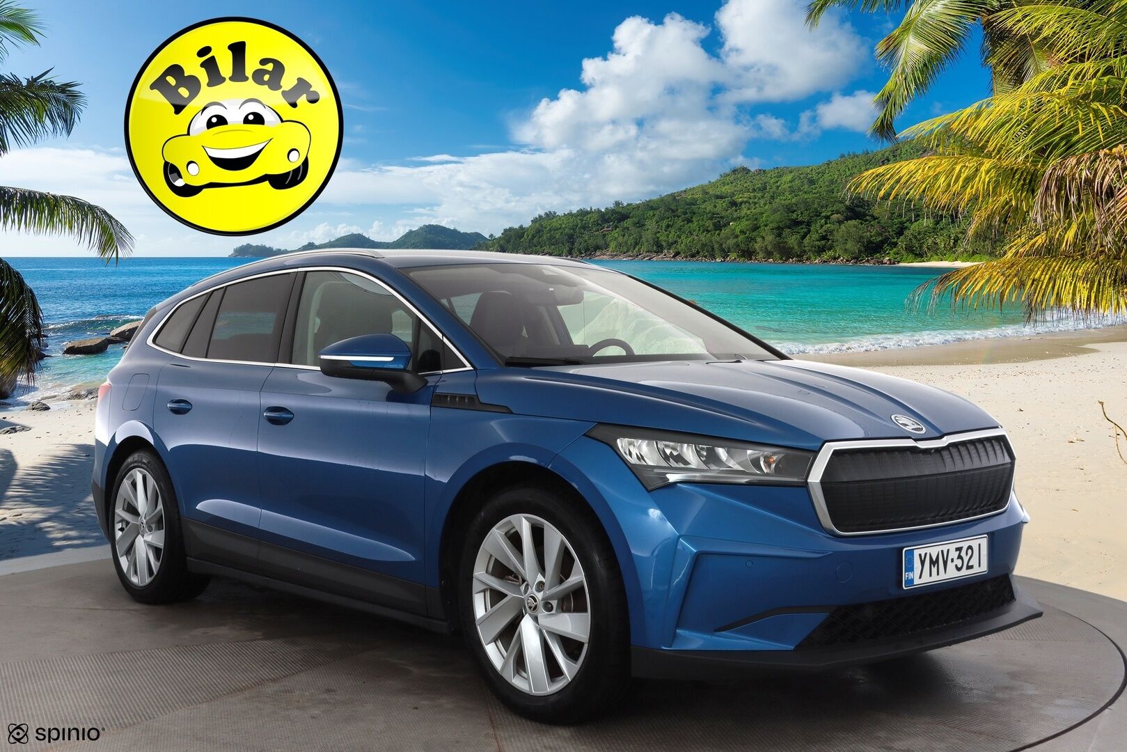 SKODA ENYAQ 2023 80iV 150kW - | ILP | ACC | LED | 360 | Kaistavahti | Digimittaristo | Keyless | Ratinlämmitys | Navi | 2x Latauskaapelit | Kahdet renkaat | Merkkihuollot | 