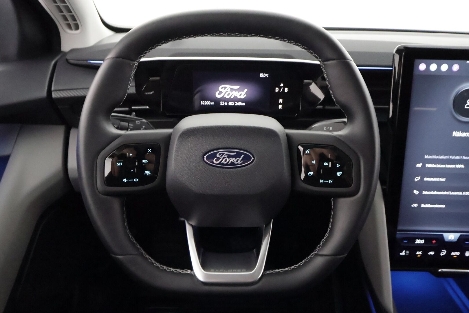 FORD EXPLORER 2024 RWD Extended Range 77 kWh 286 hv Premium - | ACC | B&O | Matrix | HUD | 360° | Muistipenkit hieronnalla | Ambient light | Lämm. ratti | Keyless | Ajolinja-avustin | BSM | Sähk. takaluukku |