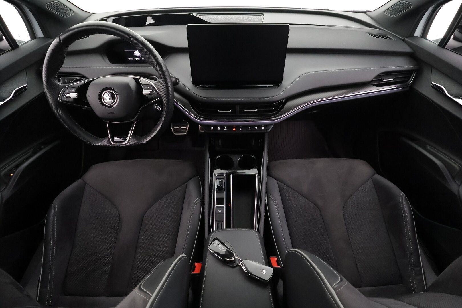 SKODA ENYAQ 2023 80x 4x4 SportLine  - | ACC | ILP | Koukku | Canton | Matrix-LED | Muistipenkki | Ratinlämmitys | Puolinahat | P.Kamera | Merkkihuollettu |