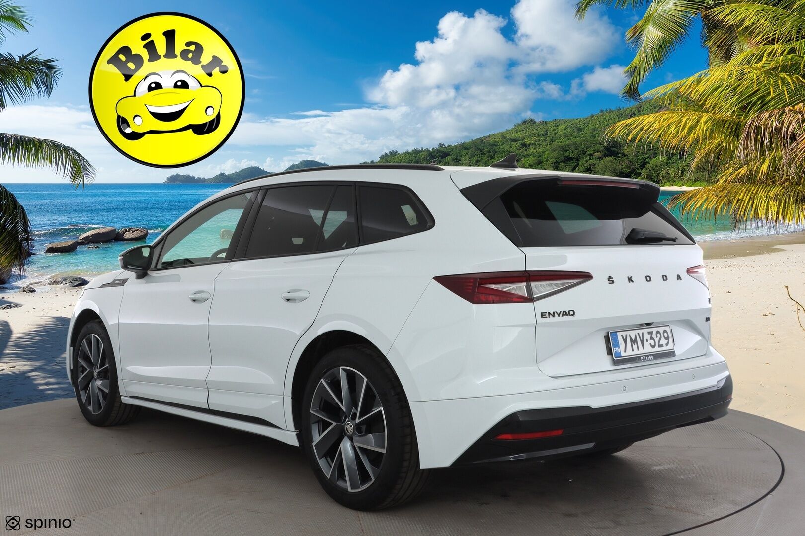 SKODA ENYAQ 2023 80x 4x4 SportLine  - | ACC | ILP | Koukku | Canton | Matrix-LED | Muistipenkki | Ratinlämmitys | Puolinahat | P.Kamera | Merkkihuollettu |