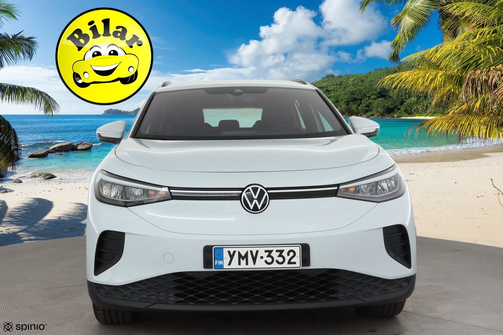VOLKSWAGEN ID.4 2023 Pro 4MOTION Business 195 kW, akku 77 kWh - | ILP | Koukku | ACC | LED | P.Kamera | Nahka-Alcantara | Navi | Kaistavahti | Keyless | Kahdet renkaat | 2x Latauskaapelit | Merkkihuollot |